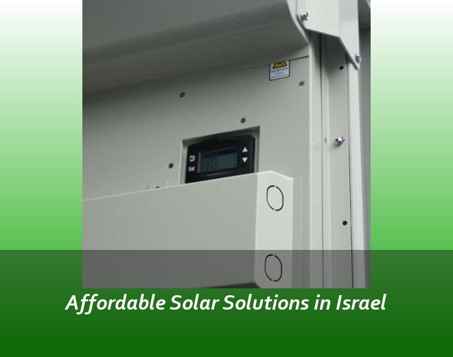 Affordable Solar Solutions in Israel